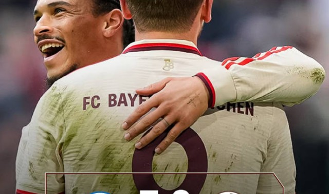 德甲拜仁3-2圣保利，险胜中凯恩仍关键，积分榜6分领跑