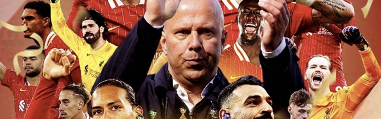 安菲尔德红色海洋！利物浦夺得英超冠军，女球迷脱衣庆祝