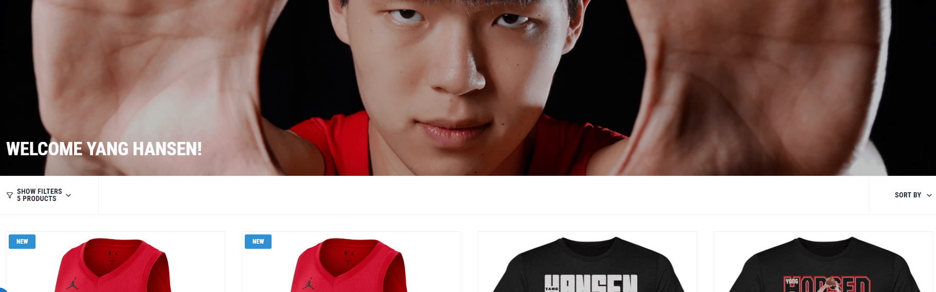 杨翰森波特兰开拓者球衣官网上架 售价1115&amp;1923元